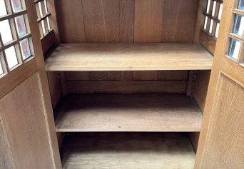 Arts & Crafts Armoire or Bookcase In the style of Architect Lauweriks, 1890s